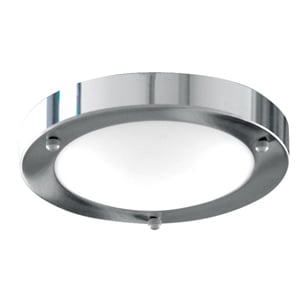 Photo of Modern bathroom light chrome with opal glass