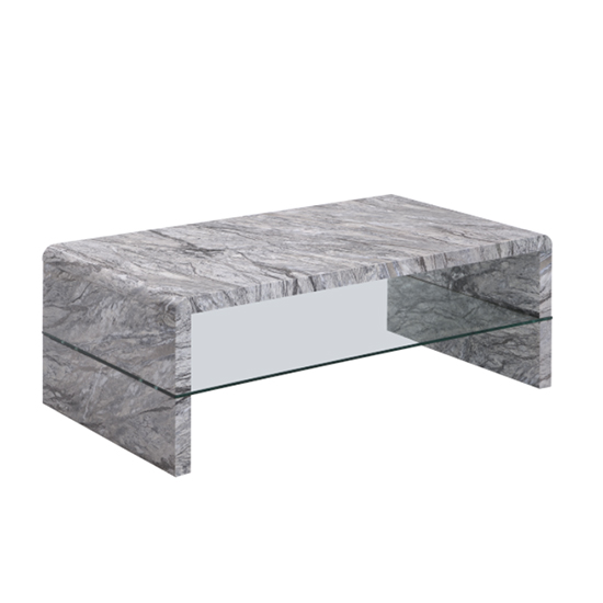 Momo High Gloss Coffee Table In Melange Marble Effect_3
