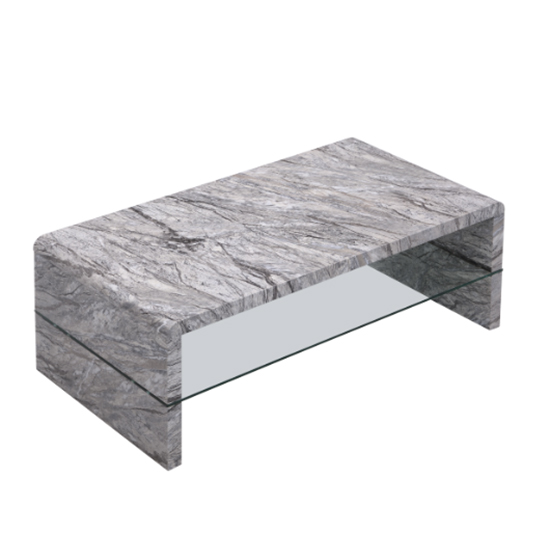 Momo High Gloss Coffee Table In Melange Marble Effect_4