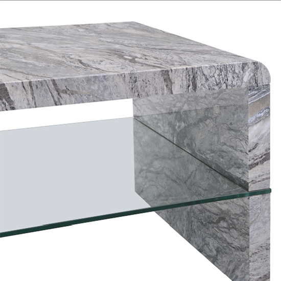 Momo High Gloss Coffee Table In Melange Marble Effect_6