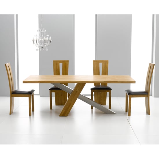 Montana 225cm Dining Table with Arizona Chairs - Oak Dining Tables, A Wise Investment