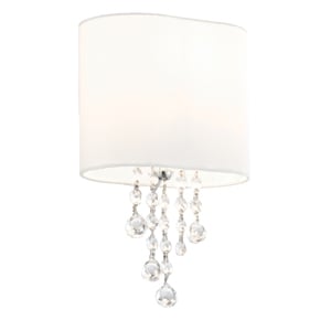 Read more about Nina chrome 1 light wall lamp