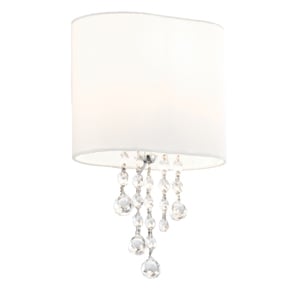 Product photograph of Nina Chrome 1 Light Wall Lamp from Furniture in Fashion