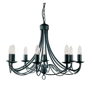 Read more about Nova black 8 lamp ceiling light