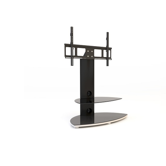 Maryland Cantilever Plasma TV Stand With 2 Shelves_5