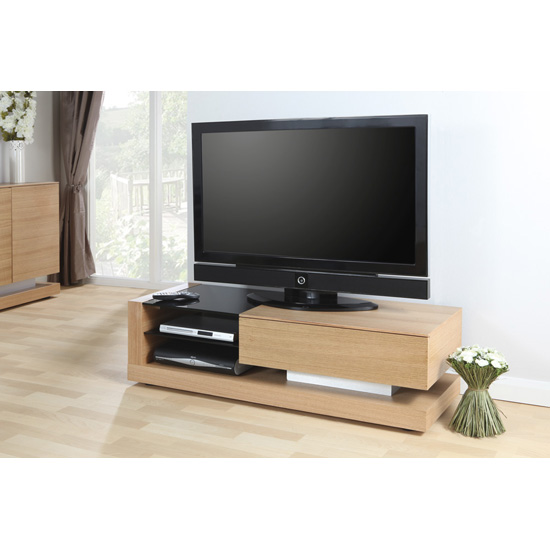 Oak TV Stand JF613TV - Oak Furniture - Symbolising Strength and Durability