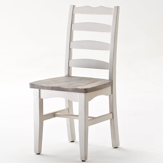 Opal Dining Chair Cottage Style In White Pine | Furniture ...