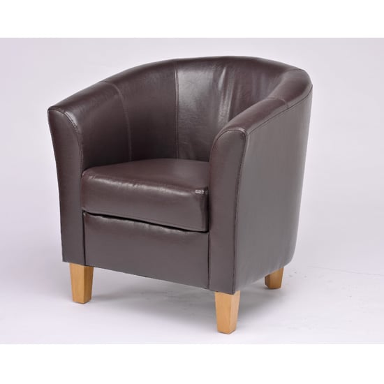 Oxford Dark Brown Tub Chair, OXF01 15383 Furniture in