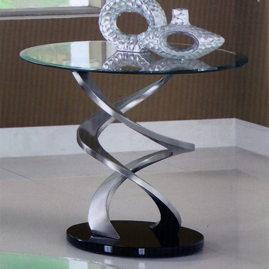 glass lamp table