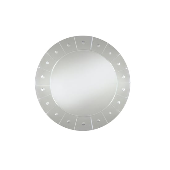 Product photograph of New Engraved Round Wall Mirror from Furniture in Fashion