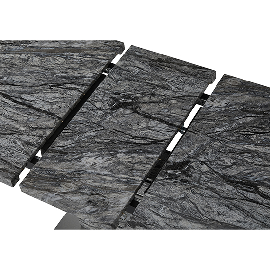 Parini Small Extending Dining Table In Melange Marble Effect
