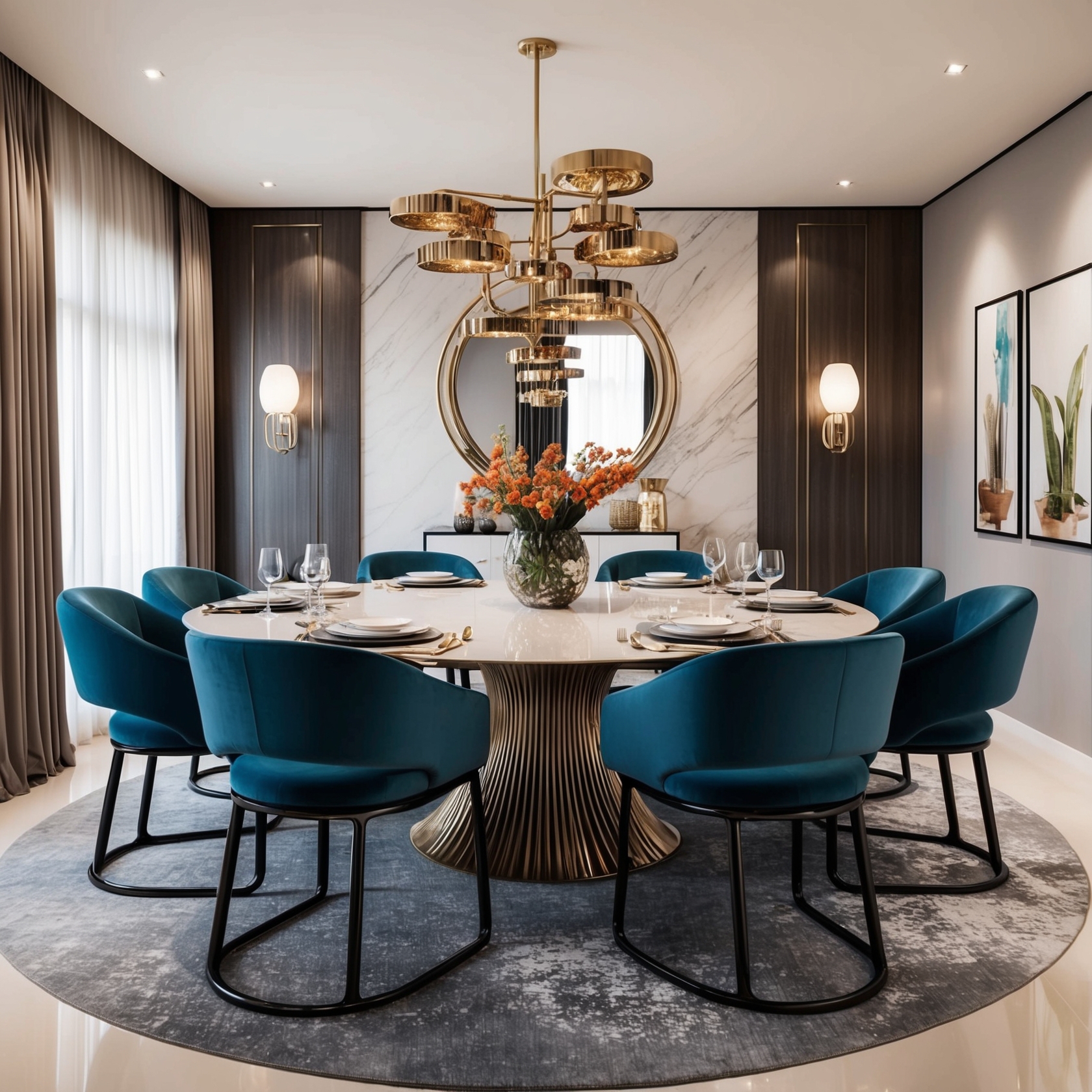 4 seater dining table
