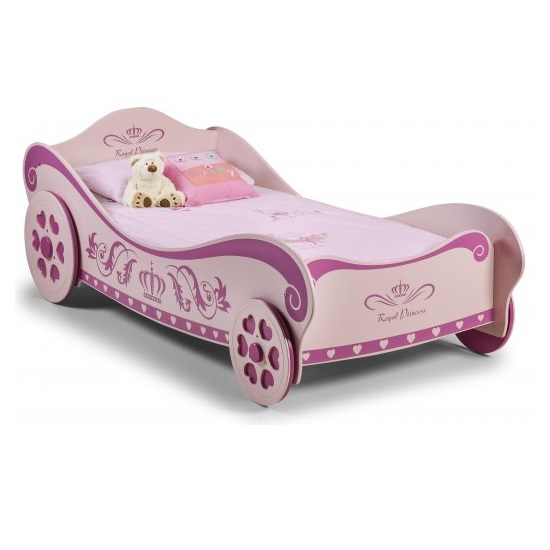 Product photograph of Sophia Princess Charlotte Single Bed In Pink from Furniture in Fashion