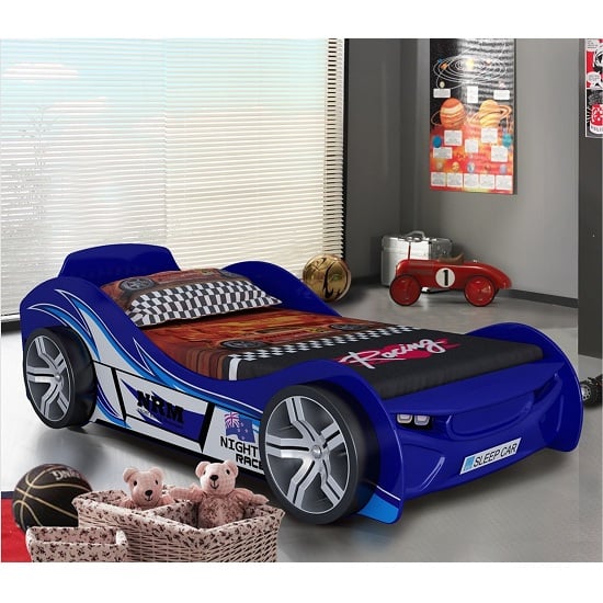 RC BED BLUE - Pros And Cons Of Buying Car Beds For Toddlers In The UK