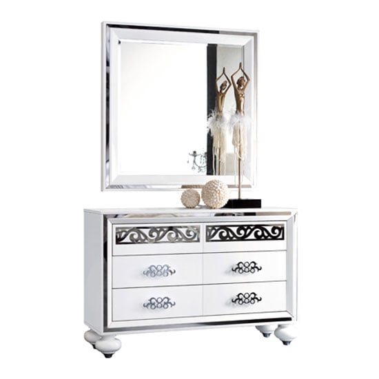 ROMANTICA 3  DRESSER+MIRROR - 8 Stylish Ideas On TV Stands For Bedroom Dressers To Spruce Up The Room