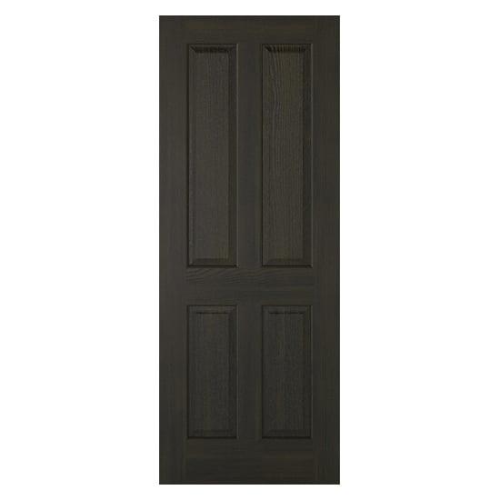 Product photograph of Regency 4 Panels 1981mm X 838mm Internal Door In Smoked Oak from Furniture in Fashion