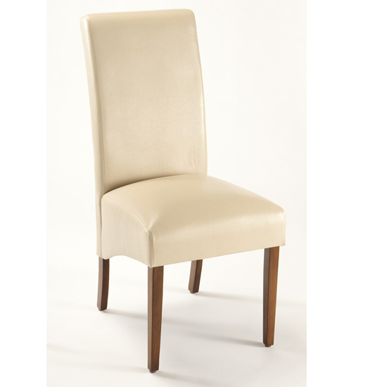 Reno Ivory Faux Leather Dining Chair REN05 15402 Furniture