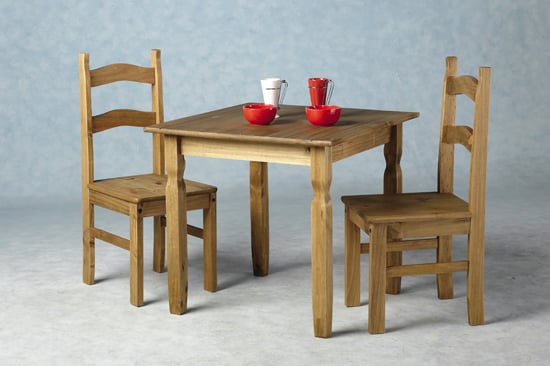Revolution Wooden Dining Table With 2 Chairs