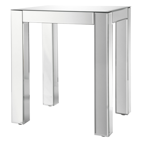 Photo of Solitaire mirrored side table