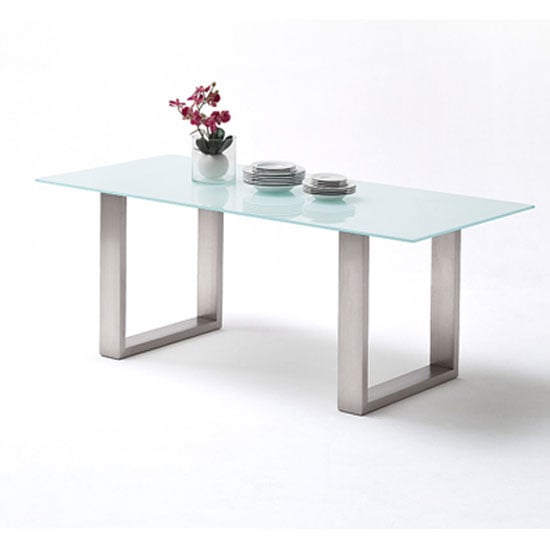 Savona Pure White Deko - How To Find A Ready Made Substitute For A Glass Dining Table Made To Measure