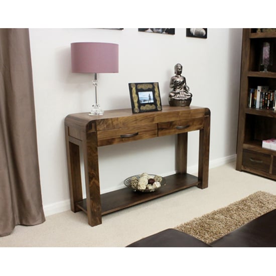 Read more about Shiva walnut console table