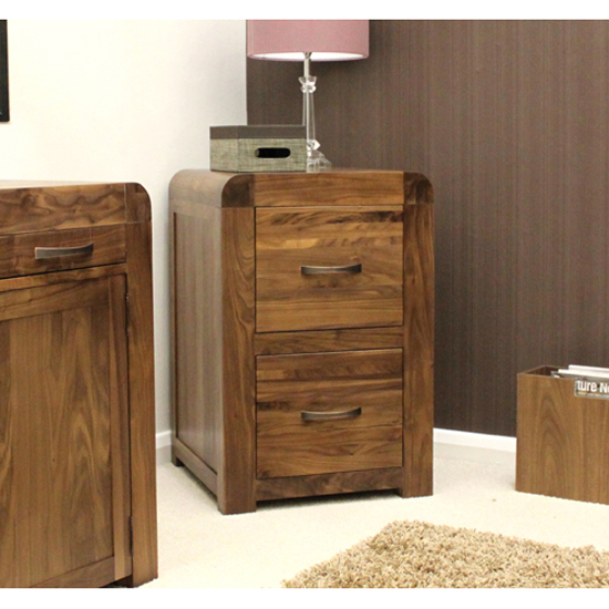 Read more about Shiva walnut two drawer filing cabinet