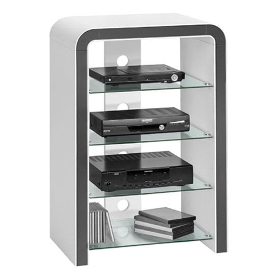 TV RACK 7726 Wht Gloss MAJA - 6 Tips On Choosing Contemporary Media Storage &amp; Media Units