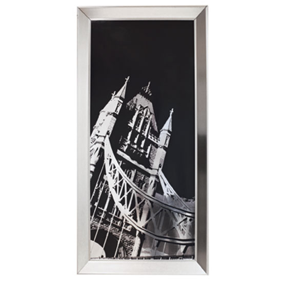 Tower Bridge framed metallic print - How To Decorate A Sideboard In A Dining Room: 6 Suggestions