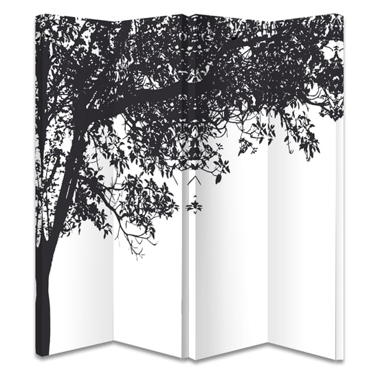 Trees Black And White Room Divider Trees Black And White Room Divider