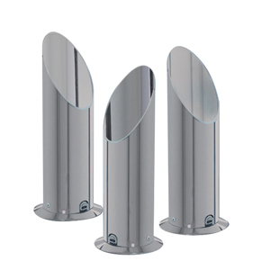 Uplighter Satin Silver Table Lamp
