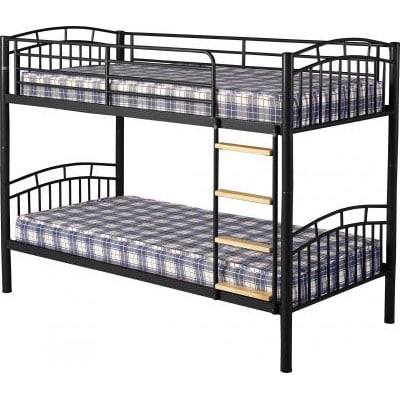 Vanquish 3 Metal Bunk Bed in Black