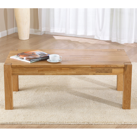Milan Oiled Oak Coffee Table Furniture in Fashion