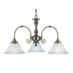 Product photograph of Virginia Antique Brass 3 Light Ceiling Light from Furniture in Fashion