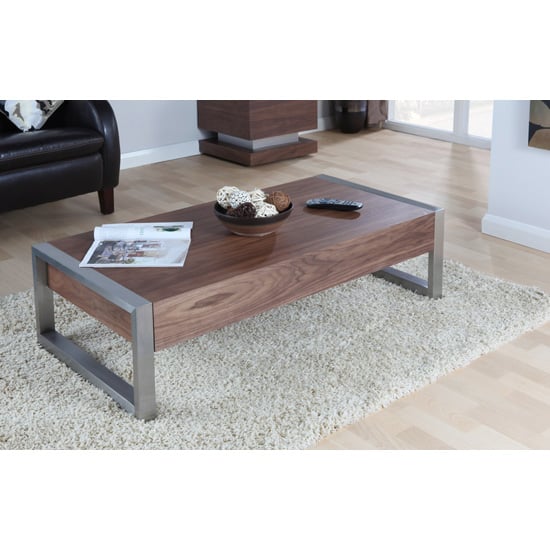 Walnut Coffee Table JF629CT - Coffee Tables For A Narrow Room: Possible Design Patterns