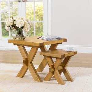 Wooden Nest Of Tables, Wood Nesting Tables
