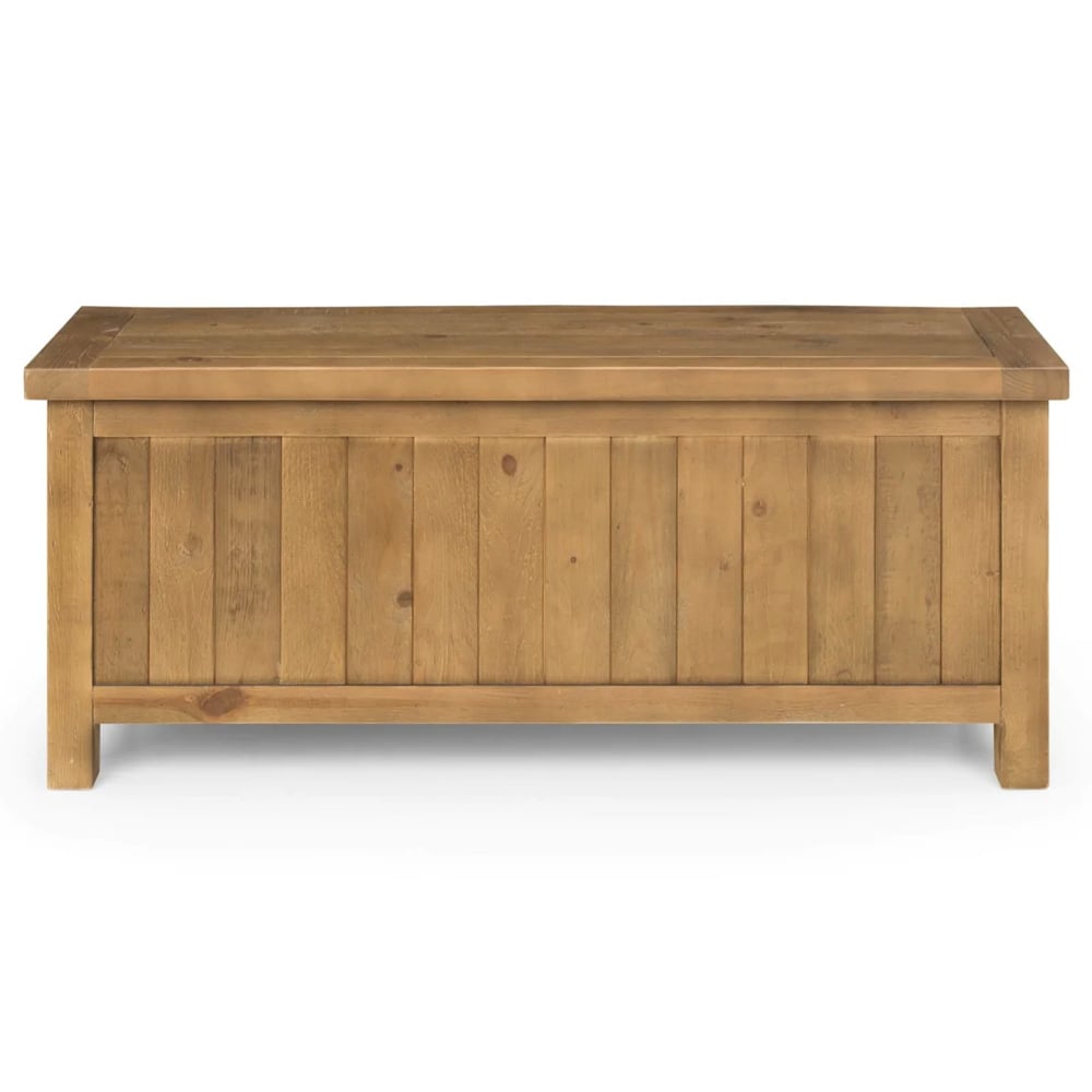 Aafje Wooden Hallway Seating Bench In Brown