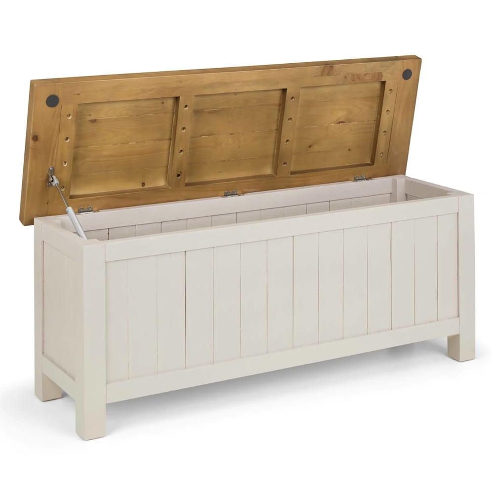 Aafje Wooden Hallway Seating Bench In Grey Wash
