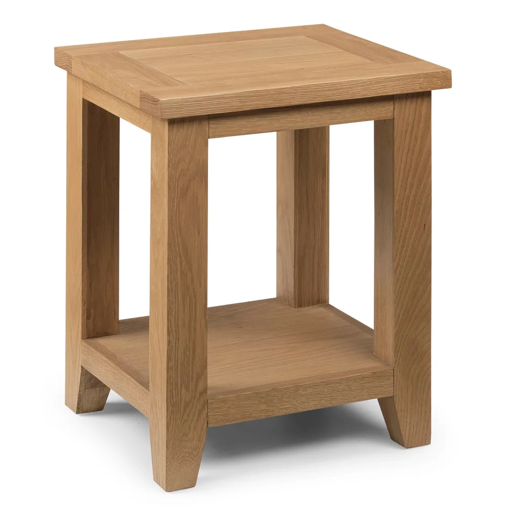 Aaralyn Wooden Lamp Table - Brown
