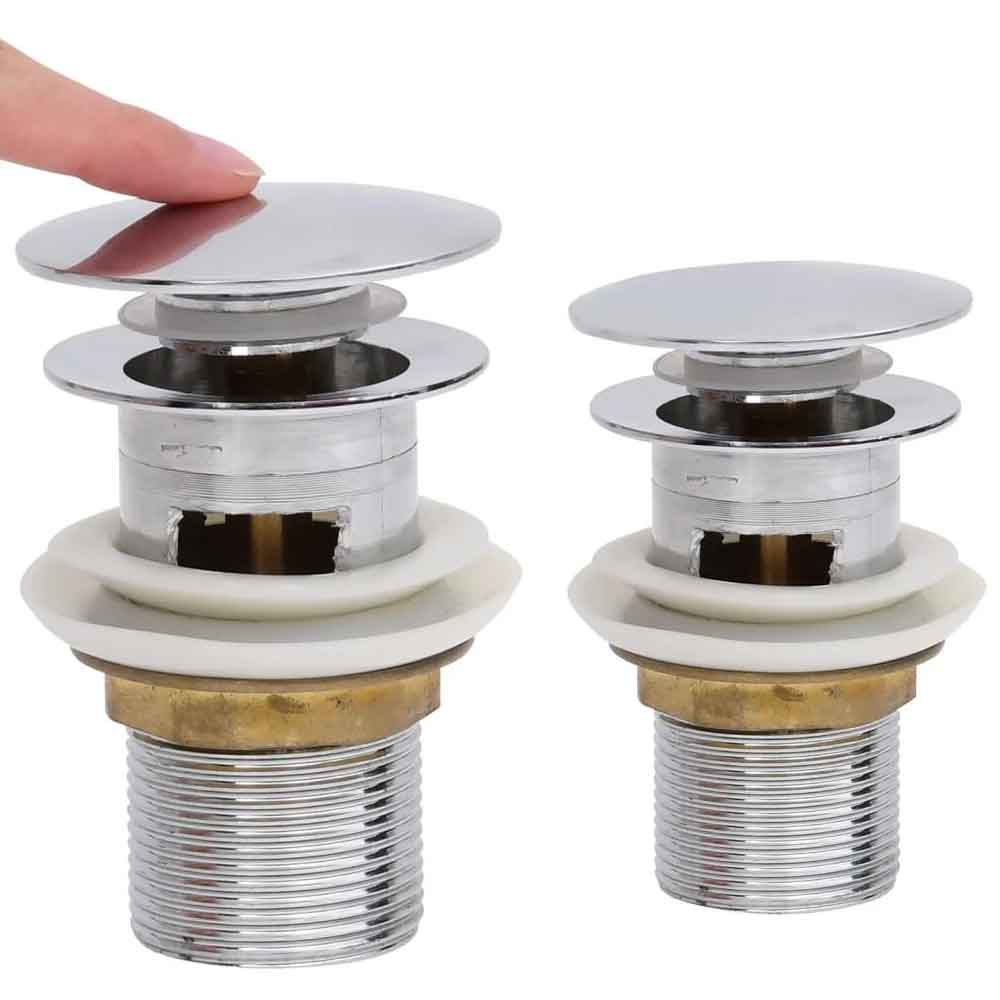 Abbotsford Slotted Pop-Up Basin Waste - Chrome