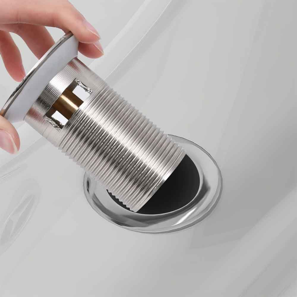 Abbotsford Slotted Pop-Up Basin Waste - Silver
