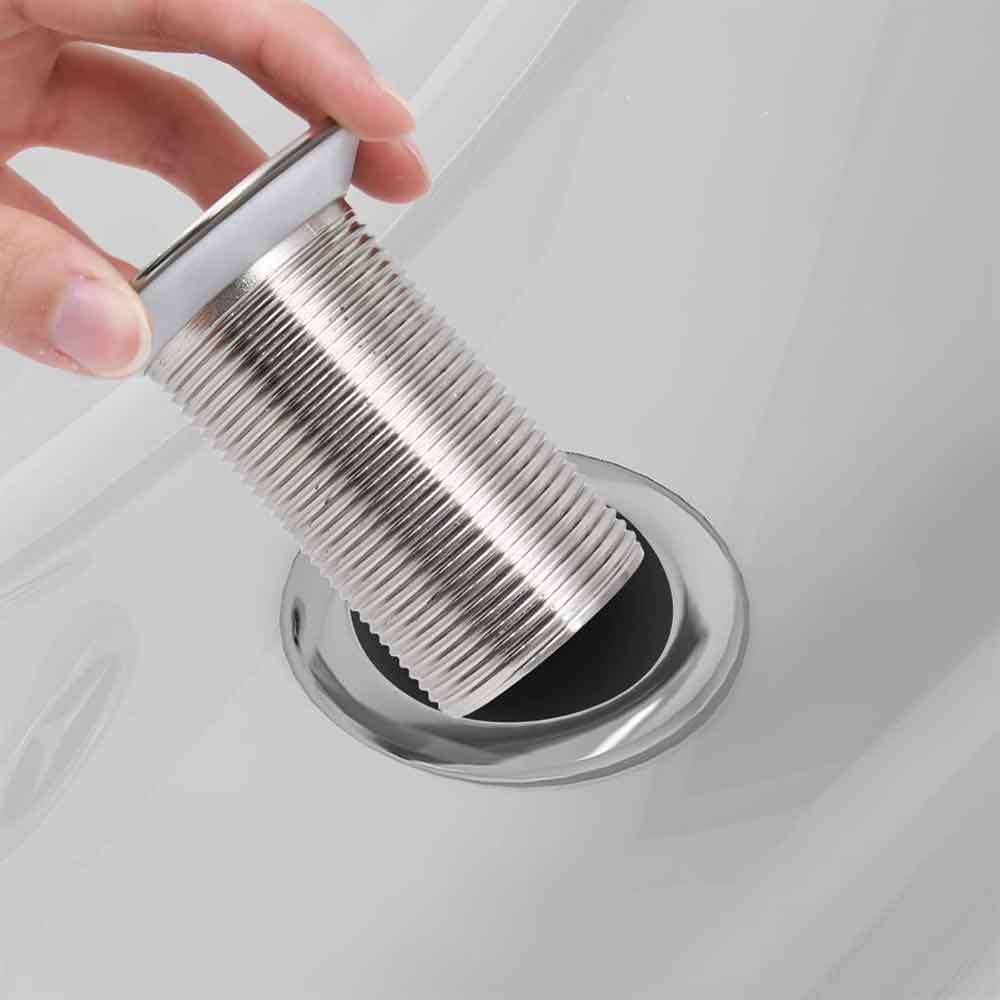 Abbotsford Un-Slotted Pop-Up Basin Waste - Chrome