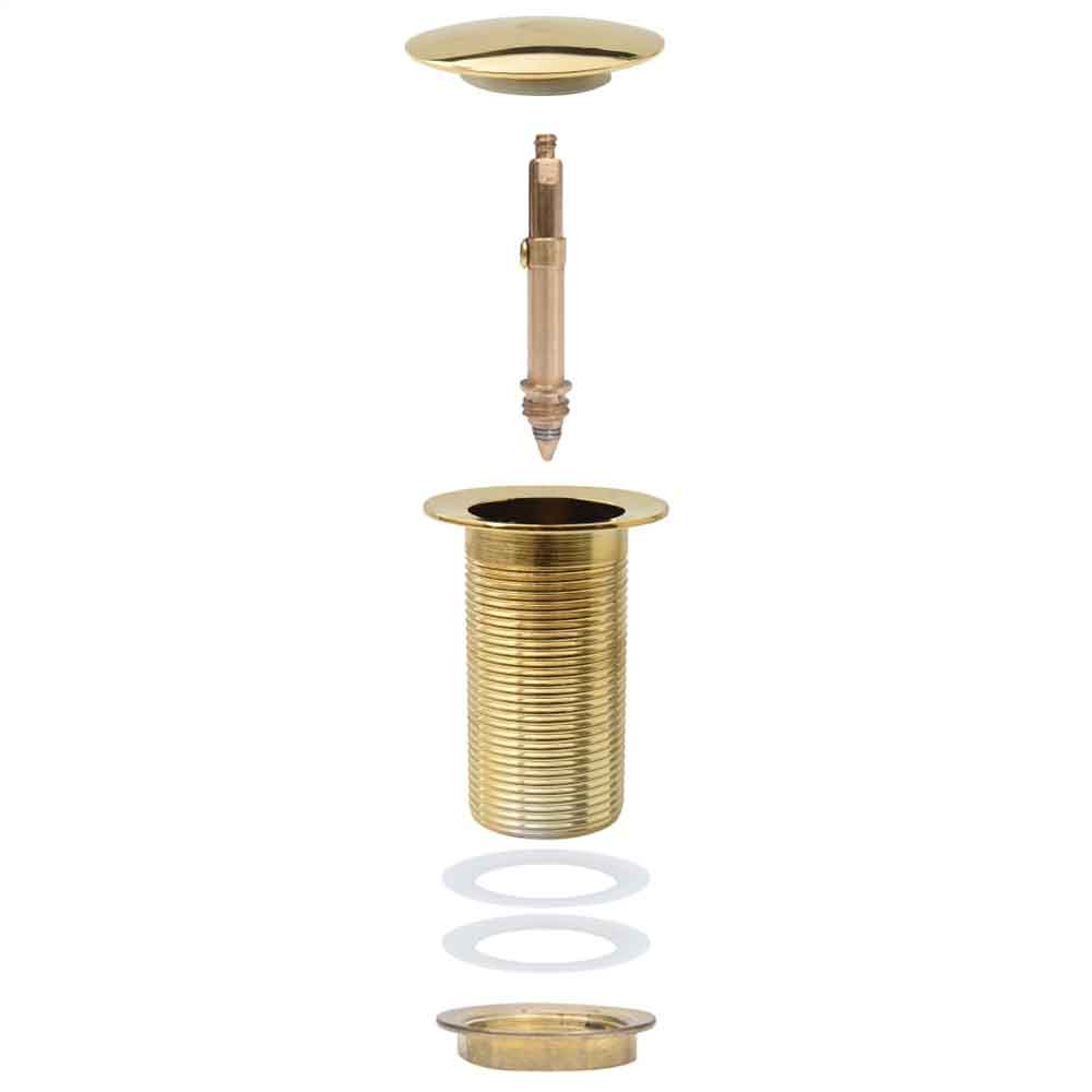 Abbotsford Un-Slotted Pop-Up Basin Waste - Gold