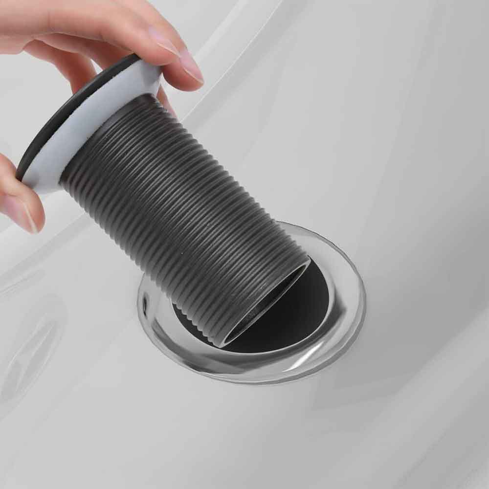 Abbotsford Un-Slotted Pop-Up Basin Waste - Grey