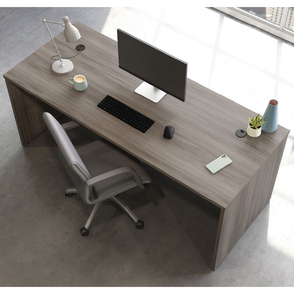 Aberdare Large Wooden Rectangular Laptop Desk In Hudson Elm