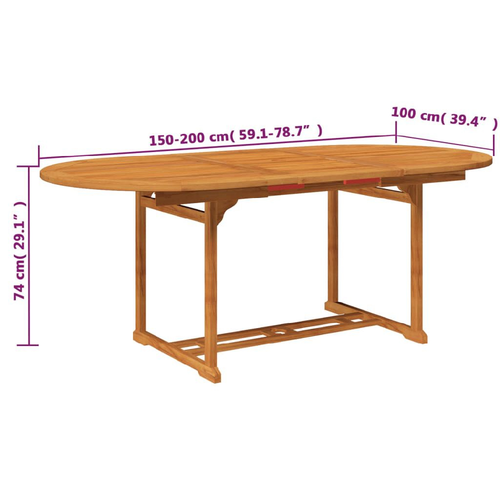 Aberdeen Wooden 7 Piece Outdoor Dining Set In Natural