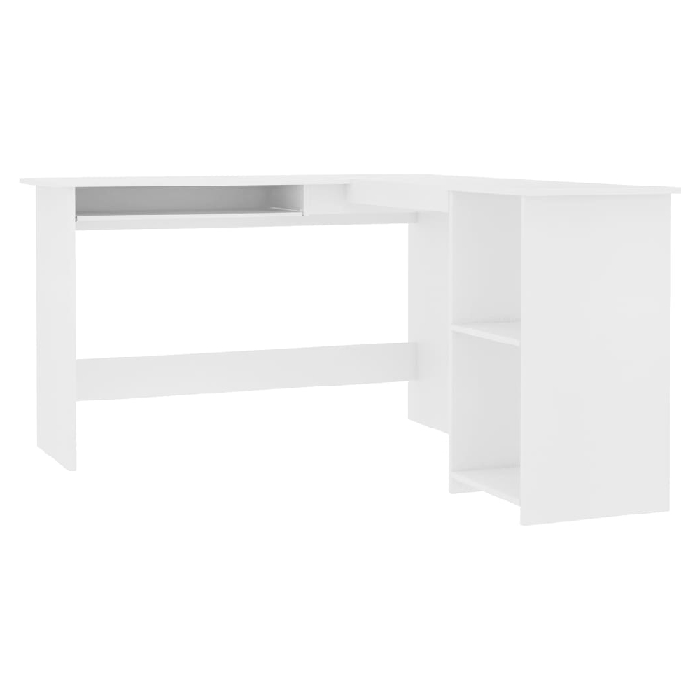 Aberdeen Wooden Laptop Desk Corner In White