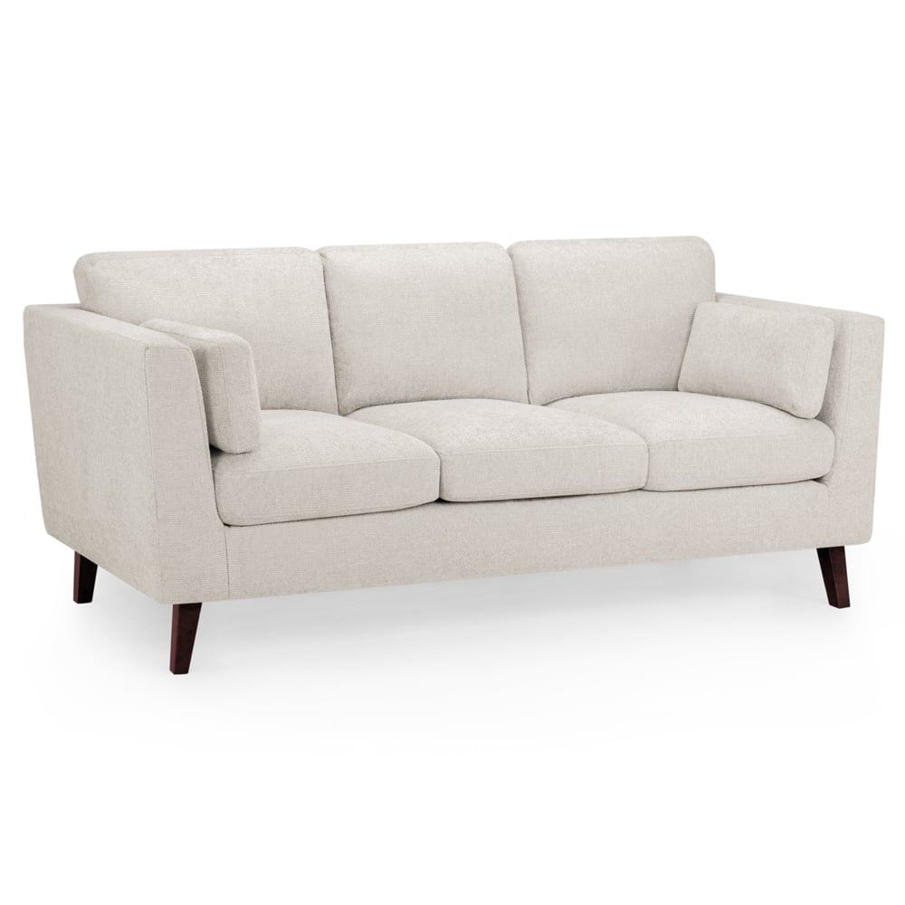 Abilene Fabric 3 Seater Sofa In Beige