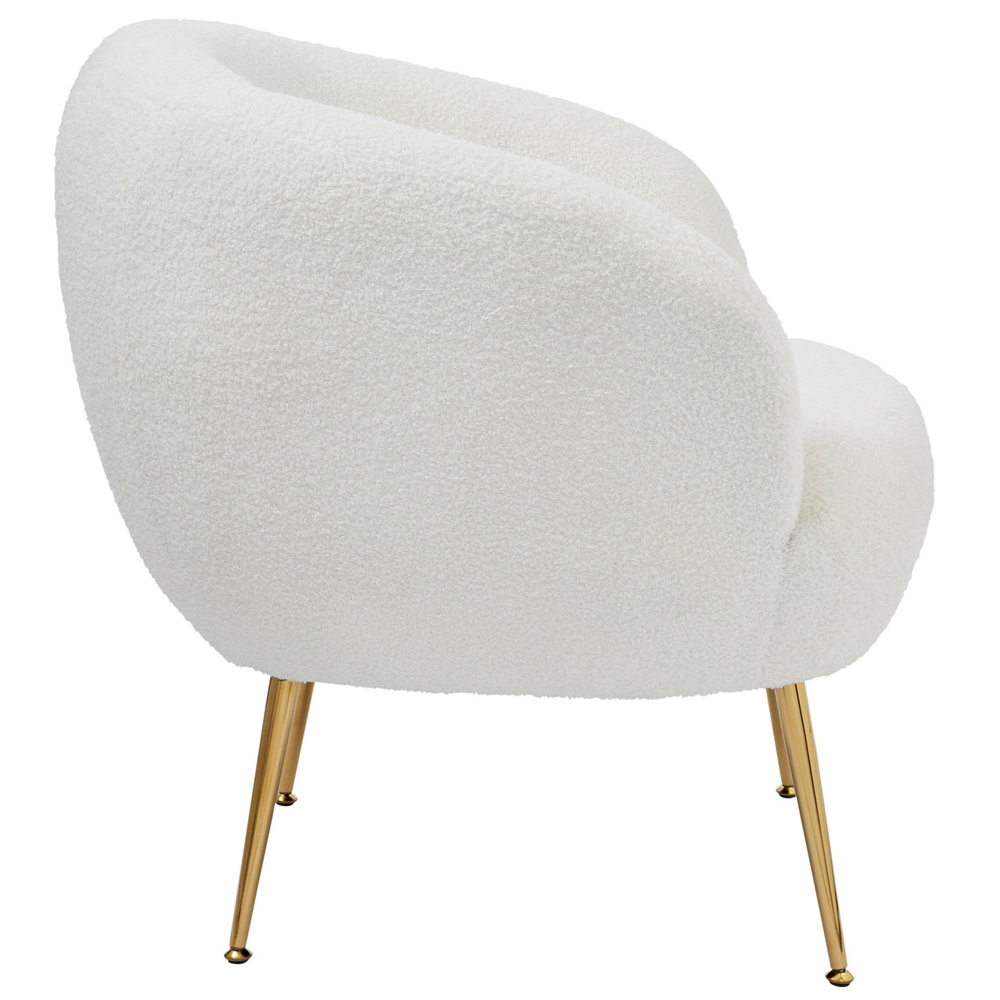 Abilene Fabric Accent Chair - Cream