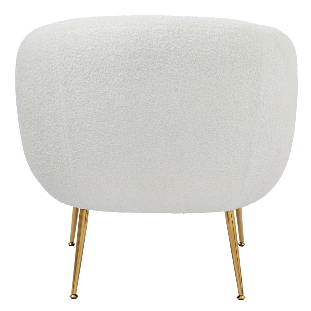 Abilene Fabric Accent Chair - Cream