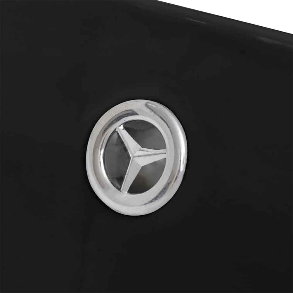 Abilene Oval Countertop Basin Without Waste 590mm Wide 0TH - Black